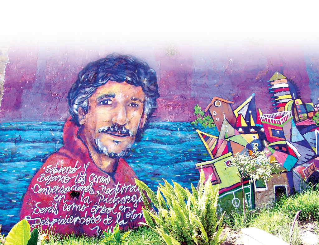 In the Chilean port city of Valparaiso, some street art has political overtones. An annual competition encourages professional artists to paint house walls. In the Chilean port city of Valparaiso, some street art has political overtones. An annual competition encourages professional artists to paint house walls.